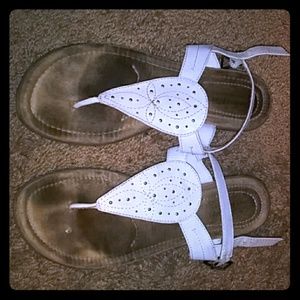 white sandles